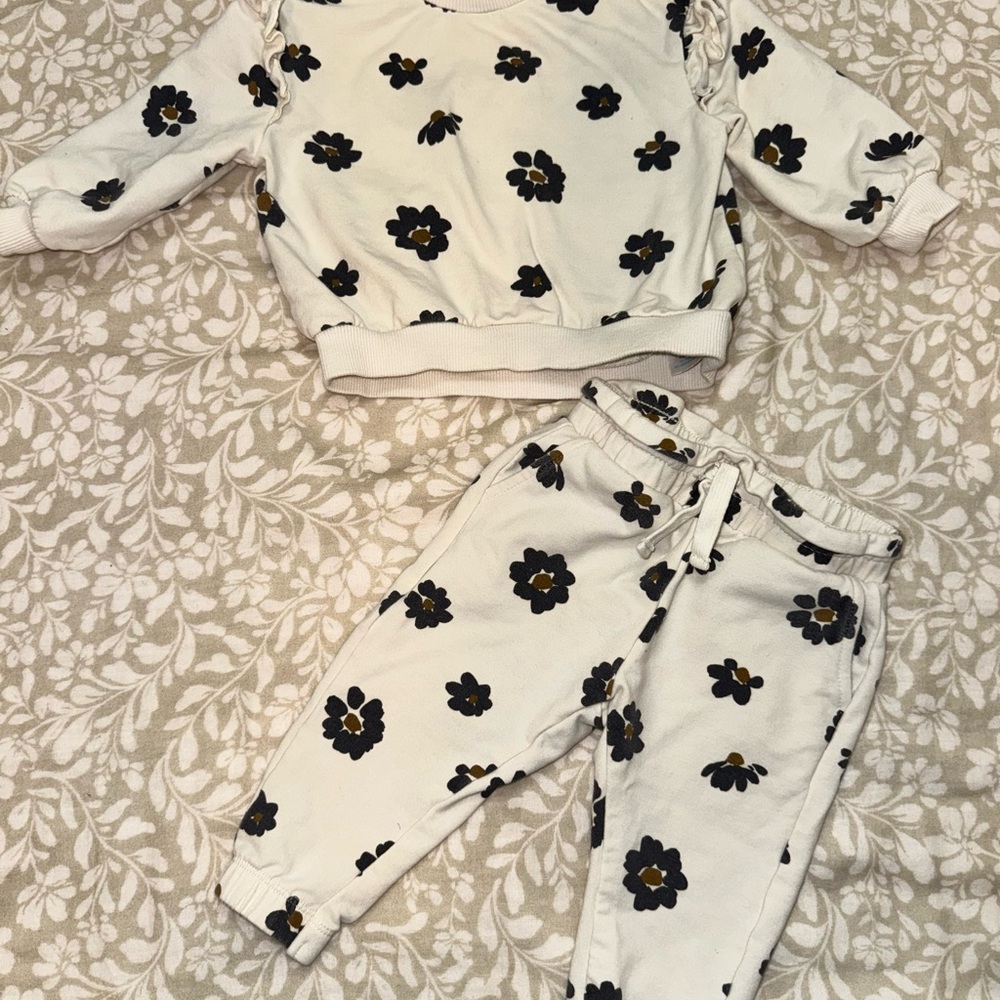 Floral Baby Outfit Set
